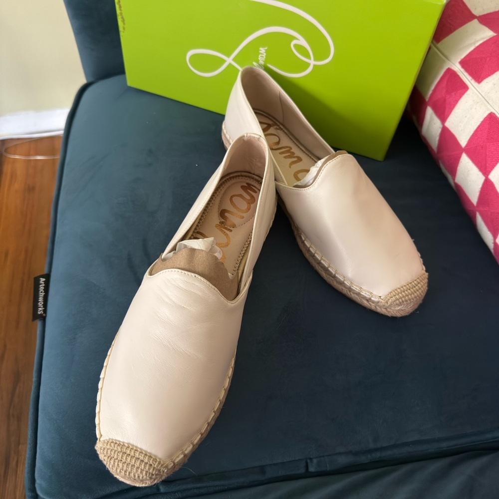 Sam Edelman Kesia Slip On Espadrille - Off White - Size 11